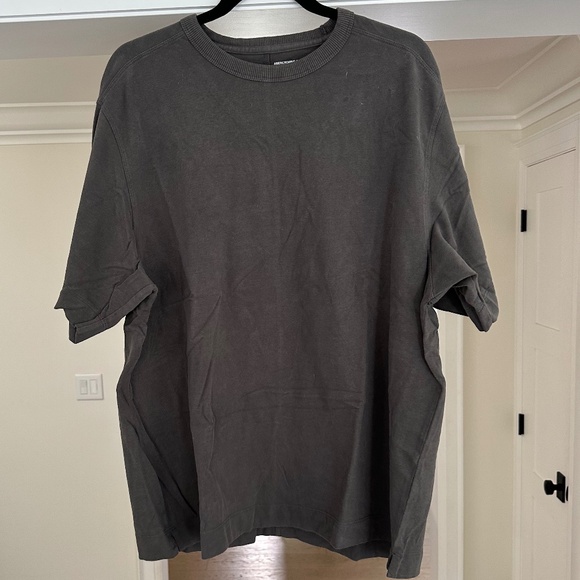 Abercrombie & Fitch Premium Essentials Heavyweight T-Shirt, Black Wash, Size L - Picture 4 of 15